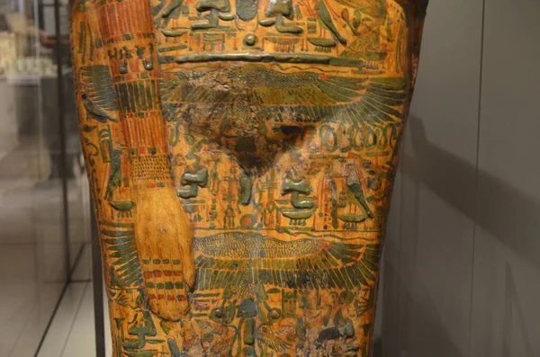 Tentoonstelling Van Mummies Artefacten Egyptische Vondsten Het Egyptisch Museum Van — Stockfoto