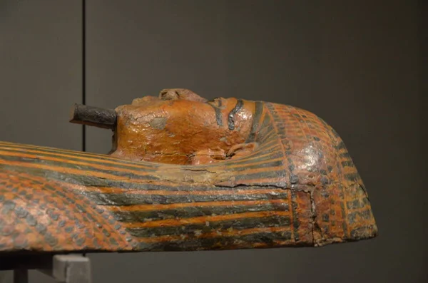 Tentoonstelling Van Mummies Artefacten Egyptische Vondsten Het Egyptisch Museum Van — Stockfoto