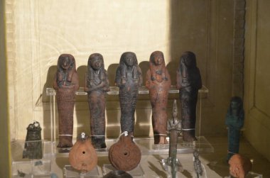 Mısır Torino Müzesi 'nde mumyalar, eserler ve Mısır bulguları sergileniyor.