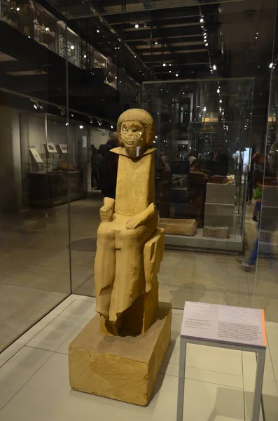Utställning Mumier Artefakter Och Egyptiska Fynd Det Egyptiska Turinmuseet — Stockfoto