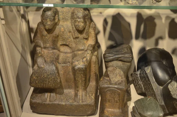 Tentoonstelling Van Mummies Artefacten Egyptische Vondsten Het Egyptisch Museum Van — Stockfoto