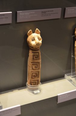 Mısır Torino Müzesi 'nde mumyalar, eserler ve Mısır bulguları sergileniyor.