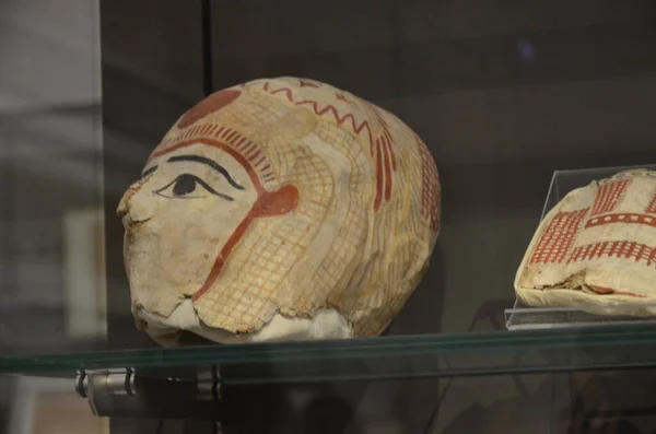 Mostra Mummie Manufatti Reperti Egizi Museo Egizio Torino — Foto Stock