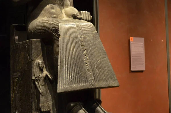 Utställning Mumier Artefakter Och Egyptiska Fynd Det Egyptiska Turinmuseet — Stockfoto