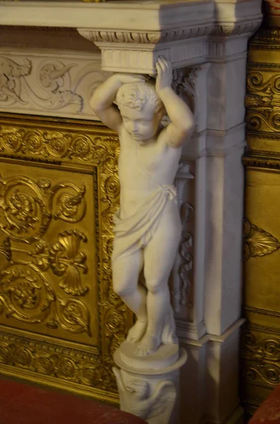 Interiér Nádherného Královského Paláce Turíně Itálie — Stock fotografie