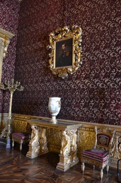 Interior Magnífico Palácio Real Turim Itália — Fotografia de Stock