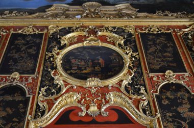 İtalya 'nın görkemli Torino Kraliyet Sarayı' nın içi.