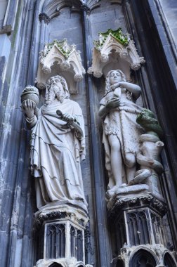 Köln Katedrali. Dünya Mirası - Köln 'de bir Roma Katolik Gotik katedrali