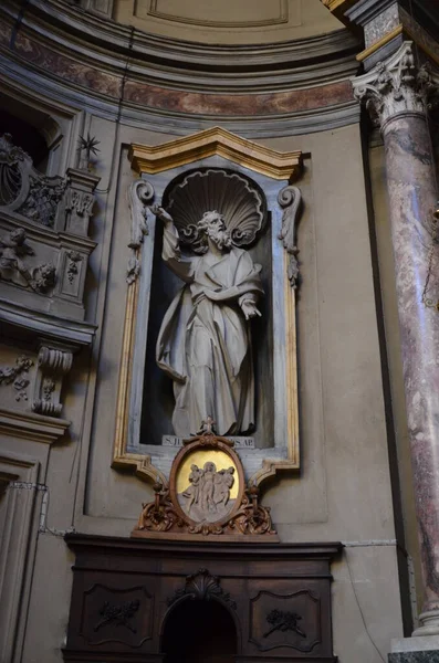 Τορίνο Ιταλία Μπαρόκ Εκκλησία San Filippo Neri — Φωτογραφία Αρχείου
