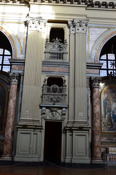 Τορίνο Ιταλία Μπαρόκ Εκκλησία San Filippo Neri — Φωτογραφία Αρχείου