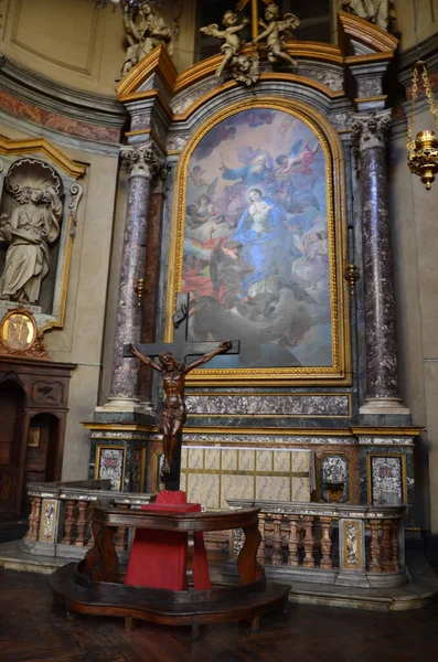 Turyn Włochy Barokowy Kościół San Filippo Neri — Zdjęcie stockowe