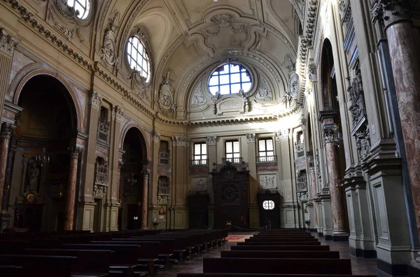 Torino Talya Barok Kilisesi San Filippo Neri — Stok fotoğraf