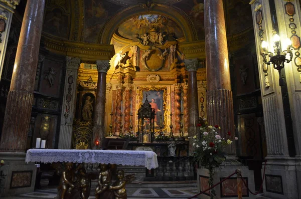 Iglesia Real Santo Wawrzyniec Turín Interior —  Fotos de Stock