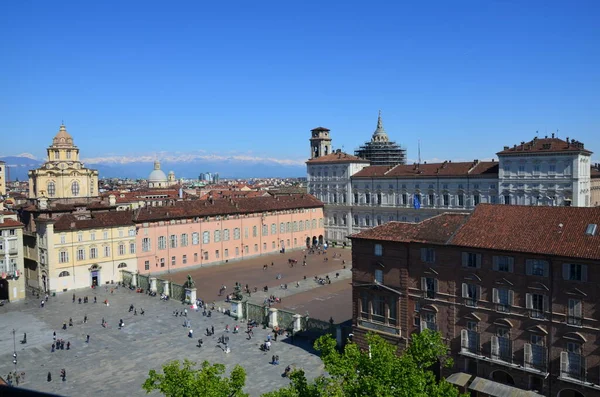 Vecchia Architettura Torino Panorama Italia — Foto Stock
