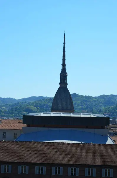 Stará Archektura Turína Panorama Itálie — Stock fotografie