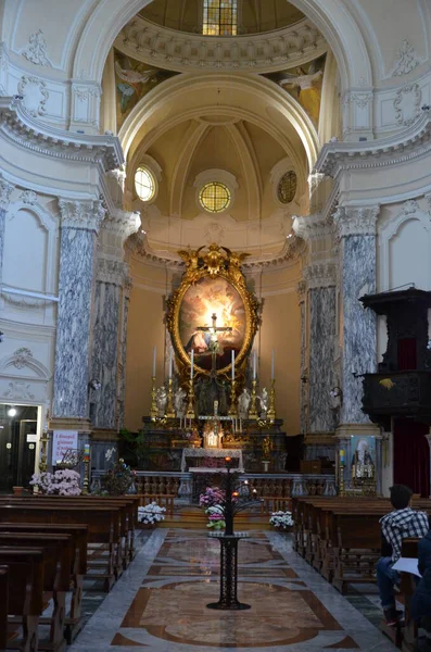 Turim Itália Interior Uma Bela Igreja Turim — Fotografia de Stock