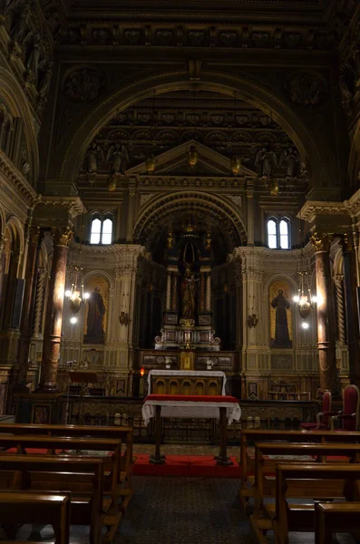 Интерьер Церкви Турин Италия — стоковое фото