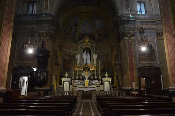 Bir Kilisenin Içi Torino Talya — Stok fotoğraf