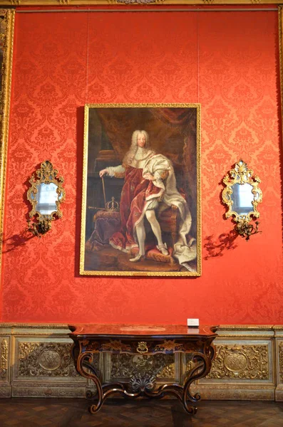 Wnętrze Palazzo Madama Piazza Castello Turyn Torino — Zdjęcie stockowe