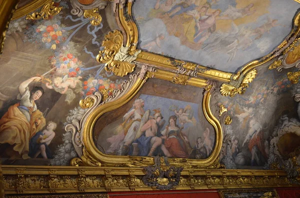 Интерьер Palazzo Madama Пьяцца Каччо Озил Турин — стоковое фото