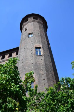 Torino 'daki Palazzo Mona' daki bahçe.