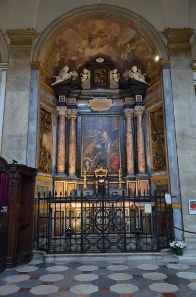 Интерьер Католического Собора Святого Иоанна Крестителя Турине Хранится Туринская Плащаница — стоковое фото