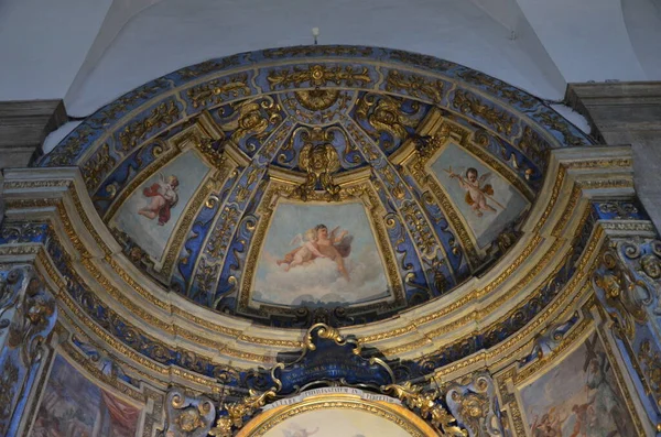 Interior Catedral Católica San Juan Bautista Turín Donde Guarda Sábana — Foto de Stock