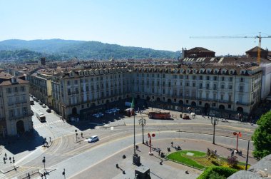 Palazzo Mona, Torino 'nun panoramik kulesinden görüntü