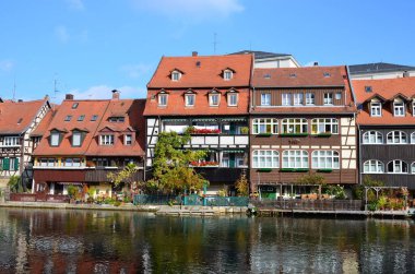 Almanya 'nın Bamberg kentindeki Regnitz nehrinin kıyısındaki tarihi bölge.