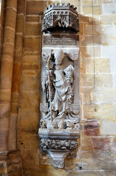 Bamberg Almanya Bamberg Katedrali Dört Kuleye Sahip Geç Dönem Bir — Stok fotoğraf