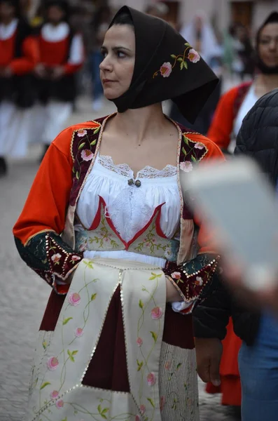 Religiöse Prozession Von Sant Antioco Sardinien — Stockfoto