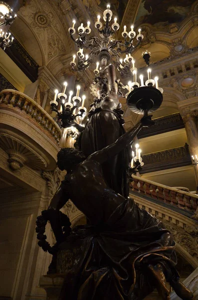 Interior Opera National Paris France — стокове фото