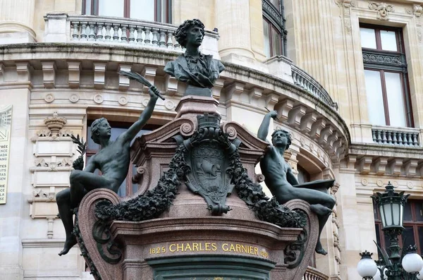 Vista Frontal Ópera Nacional Paris França — Fotografia de Stock