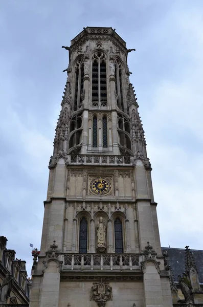 Башня Святого Жака Париже Франция — стоковое фото