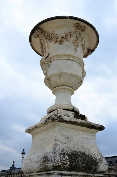 Ημερήσια Προβολή Του Κήπου Jardin Des Tuileries Παρίσι — Φωτογραφία Αρχείου