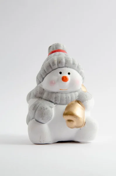 Ceramic Snowman — Stock Photo, Image