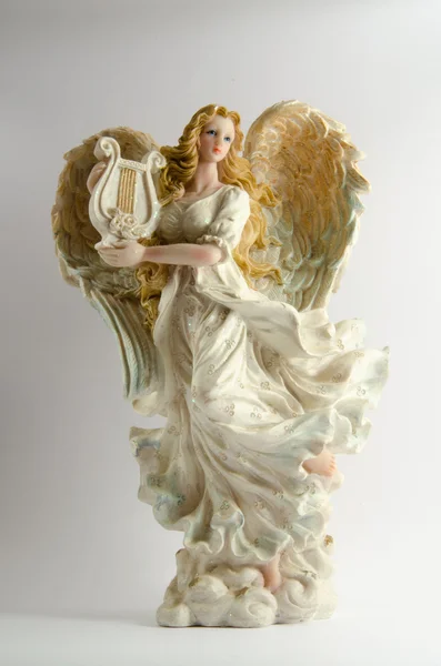 Christmas decor (ceramic angel) — Stock Photo, Image