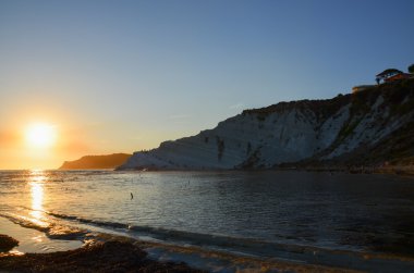 Scala dei Turchi, Sicilya, İtalya