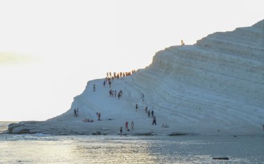 Scala dei Turchi, Sicilya, İtalya