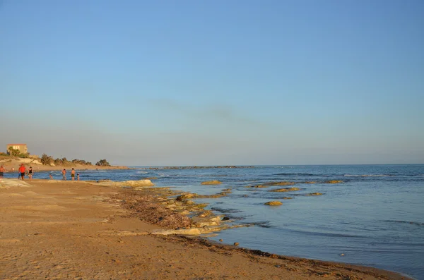 スカラー ・ デイ ・ トゥルキ アグリジェント、シチリア島近くのビーチ — ストック写真
