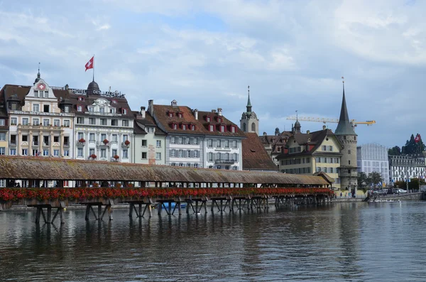 Puente de la Capilla en Lucerna, Suiza —  Fotos de Stock