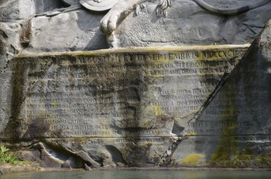 Aslan Anıt veya lucerne İsviçre'Aslan.