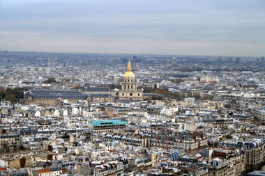 Paris eiffel Kulesi'ne Üstten Görünüm