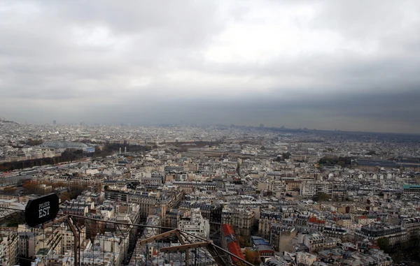 Parijs uitzicht vanaf de top van de toren van eiffel — Stockfoto