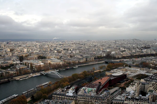 Uitzicht vanaf de toren van eiffel — Stockfoto