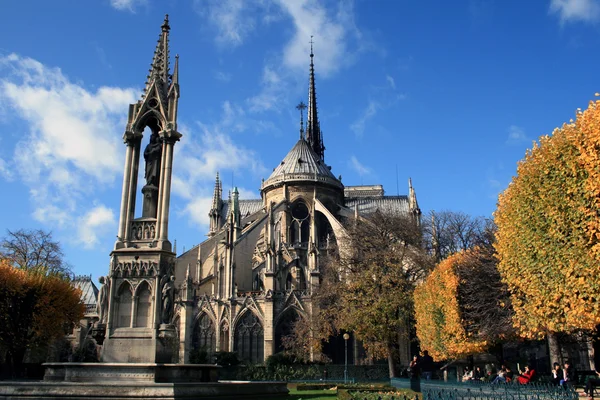 Catedral de Notre Dame de Paris, França — Fotografia de Stock