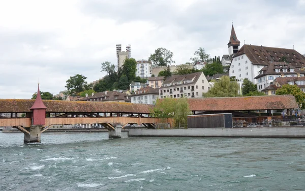 Puente Molino en Lucerna —  Fotos de Stock