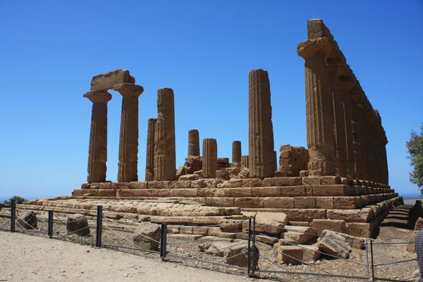 Údolí chrámů, agrigento, Sicílie — Stock fotografie