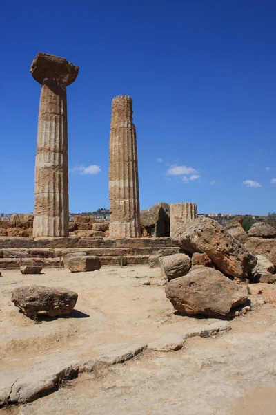 Kurtlar Vadisi Tapınak, Agrigento, Sicilya, İtalya — Stok fotoğraf