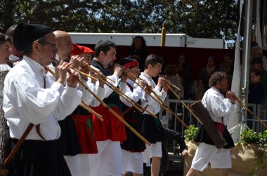 Cagliari, Sardunya 05.01.2019: Aziz Efisio dini geçit töreni